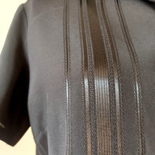 Charger l&#39;image dans la galerie, 1950s - Gorgeous Black Rayon Silk Blouse - Sz. 44
