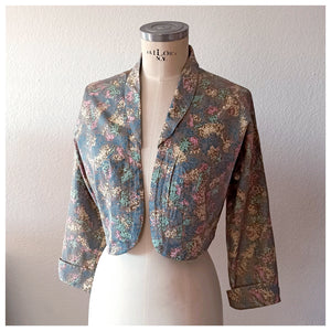 1950s - Beautiful Cotton Bolero Jacket