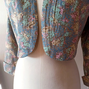 1950s - Beautiful Cotton Bolero Jacket