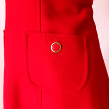 Charger l&#39;image dans la galerie, 1960s - ISABEL ZARZA, Arenys - Fabulous Couture Red Wool Sailor Set - W29 (74cm)
