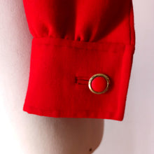 Charger l&#39;image dans la galerie, 1960s - ISABEL ZARZA, Arenys - Fabulous Couture Red Wool Sailor Set - W29 (74cm)
