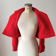 Charger l&#39;image dans la galerie, 1960s - ISABEL ZARZA, Arenys - Fabulous Couture Red Wool Sailor Set - W29 (74cm)
