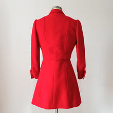 Charger l&#39;image dans la galerie, 1960s - ISABEL ZARZA, Arenys - Fabulous Couture Red Wool Sailor Set - W29 (74cm)
