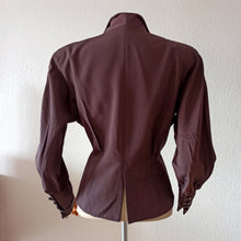 Charger l&#39;image dans la galerie, 1940s - Unusual Wide Cuffs Gabardine Jacket - W37 (94cm)
