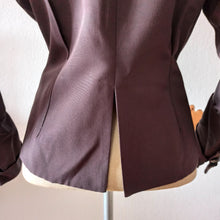 Charger l&#39;image dans la galerie, 1940s - Unusual Wide Cuffs Gabardine Jacket - W37 (94cm)
