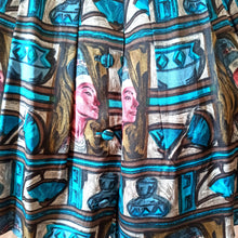 Load image into Gallery viewer, 1950s - Stunning Queen Nefertiti Novelty Dress - W24.5 (62cm)
