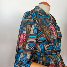 Load image into Gallery viewer, 1950s - Stunning Queen Nefertiti Novelty Dress - W24.5 (62cm)
