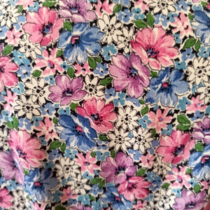 VTG Does 30s 40s - Adorable Rayon Dress - W31 (80cm)