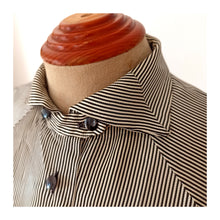 Charger l&#39;image dans la galerie, 1950s - Fabulous Striped Rayon Silk Blouse  - W38 (96cm)
