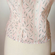 Load image into Gallery viewer, 1950s - FRANCE - DEADSTOCK - Pink Nylon Blouse - Sz. 42
