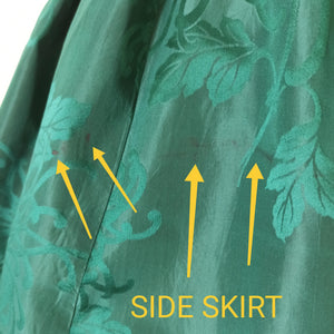 1950s - Stunning Emerald Green Silk Dress - W32 (82cm)