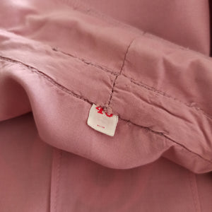 1940s - Sublime Antique Pink Silk Blouse - Sz. 46