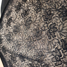 Charger l&#39;image dans la galerie, 1930s - Superb Black See-through Lace Panel Dress - W31 (78cm)
