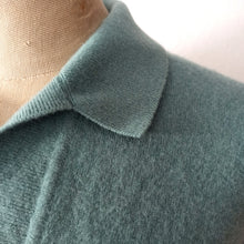 Charger l&#39;image dans la galerie, 1950s - PRINGLE, Scotland - Gorgeous Light Blue Wool Sweater
