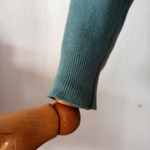 Charger l&#39;image dans la galerie, 1950s - PRINGLE, Scotland - Gorgeous Light Blue Wool Sweater
