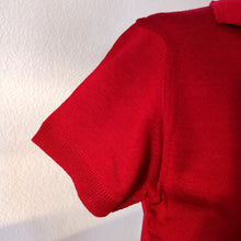 Charger l&#39;image dans la galerie, 1950s 1960s - JUMARI, Spain - Deadstock Burgundy Knit Jumper - Sz. M
