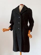 Load image into Gallery viewer, 1950s 1960s - Stunning Dark Green Flecked Wool Coat
