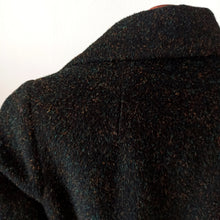 Load image into Gallery viewer, 1950s 1960s - Stunning Dark Green Flecked Wool Coat
