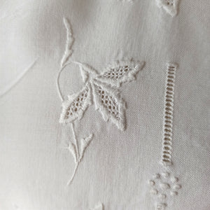 1960s Does 1930s - Precious Embroidered Rayon Blouse