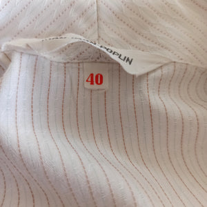 1950s - UNWORN - Gorgeous Textured Cotton Blouse - Sz 40