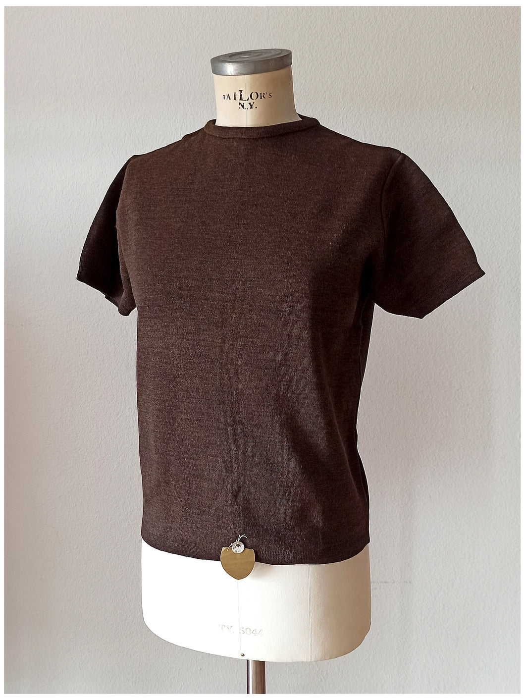 1950s 1960s - HEFSA, Spain - Size 3 - Deadstock Brown Jumper