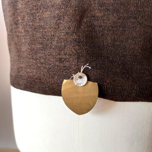 1950s 1960s - HEFSA, Spain - Size 3 - Deadstock Brown Jumper