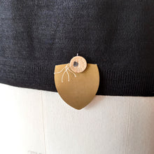 Cargar imagen en el visor de la galería, 1950s 1960s - HEFSA, Spain - Size 3 - Deadstock Black Jumper

