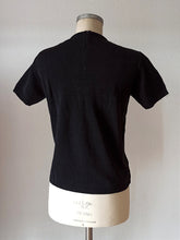 Cargar imagen en el visor de la galería, 1950s 1960s - HEFSA, Spain - Size 3 - Deadstock Black Jumper
