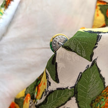 Carica l&#39;immagine nel visualizzatore di Gallery, 1950s - Spectacular Parisien Lemons Print Bolero Dress - W27.5 (70cm)
