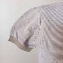 Carica l&#39;immagine nel visualizzatore di Gallery, 1960s - SUBLYM, Spain - Deadstock Beige Knit Top - Sz 3
