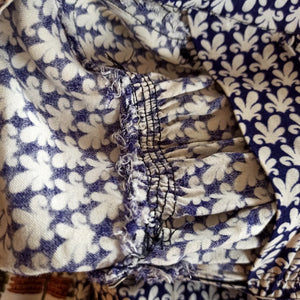 1940s - Gorgeous Lantern Sleeves Rayon Dress - W28.5 (72cm)