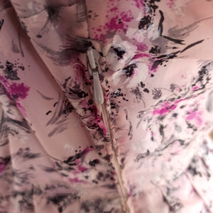 1950s - Adorable Light Pink Floral Dress - W30 (76cm)
