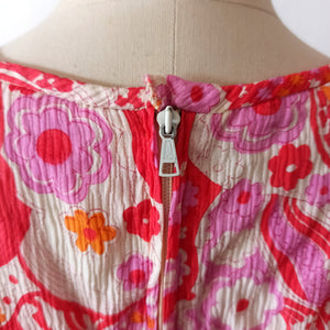 1960s - Gorgeous Psychedelic Dress - Sz 42 - W33 (84cm)