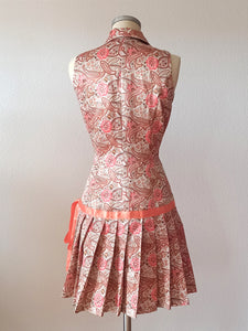 1960s - Gorgeous Satin Silk Dress - W30 (76cm)
