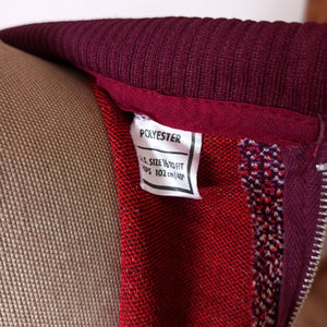 1960s 1970s - Gorgeous Burgundy Flecked Dress - W30 (76cm)