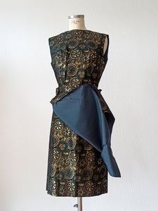 1960s - Spectacular 2pc Open Sides Dress - W28.5 (72cm)