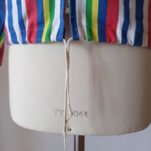 Cargar imagen en el visor de la galería, 1950s 1960s - JANTZEN, USA - Fabulous Striped Hoodie Jacket - Size M

