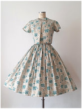 Charger l&#39;image dans la galerie, 1950s - BOUSSAC, France - Exquisite Unworn Bolero Dress - W26 (66cm)
