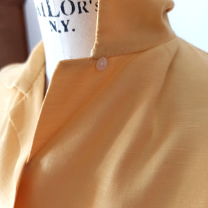 1950s - Gorgeous Corn Rayon Blouse - W29 (74cm)