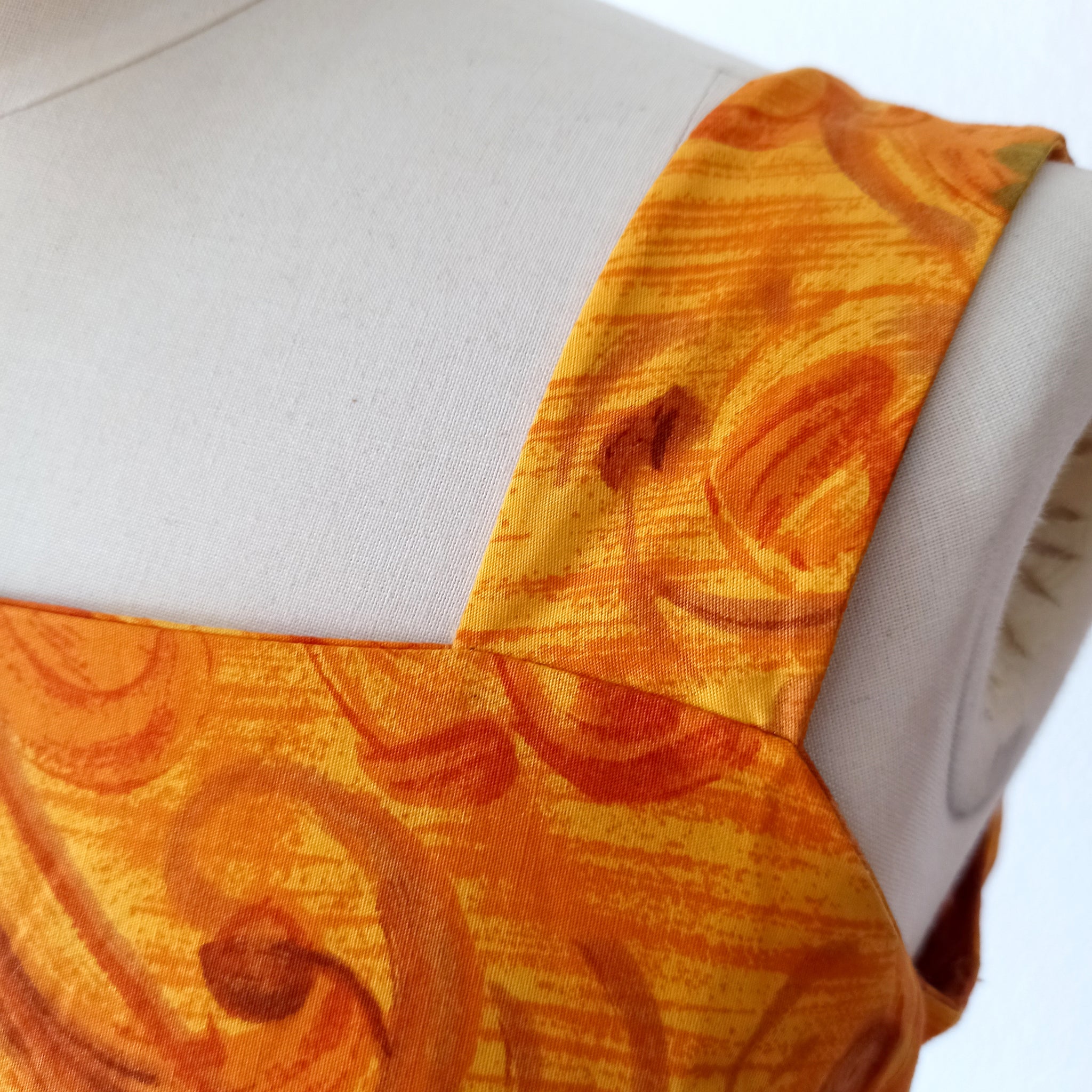 1950s - DEADSTOCK - Stunning Roseprint Cotton Dress - W31