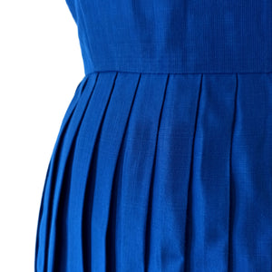 1950s 1960s - HORN, Bremen - Gorgeous Blue Dress - W31 (78cm)