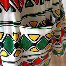 Load image into Gallery viewer, 1950s 1960s - Spectacular Primary Colors Linen Dress - W27 (68cm)
