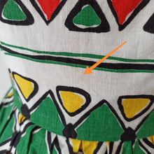 Load image into Gallery viewer, 1950s 1960s - Spectacular Primary Colors Linen Dress - W27 (68cm)
