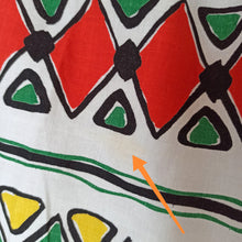 Load image into Gallery viewer, 1950s 1960s - Spectacular Primary Colors Linen Dress - W27 (68cm)
