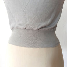 Cargar imagen en el visor de la galería, 1950s - French Deadstock Embroidered Jumper - Sz S/M
