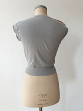 Cargar imagen en el visor de la galería, 1950s - French Deadstock Embroidered Jumper - Sz S/M
