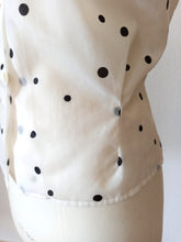 Load image into Gallery viewer, 1950s - Adorable Dotted Blouse - W38 (97cm)

