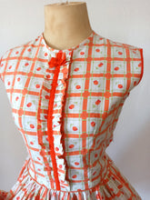 Load image into Gallery viewer, 1950s 1960s - Adorable Pockets Cotton Dress - W27 (70cm)
