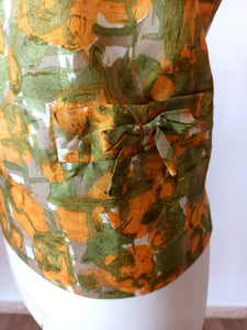 1960s - Beautiful Abstract Blouse