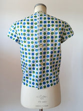 Load image into Gallery viewer, 1960s - Roseprint Cotton Blouse
